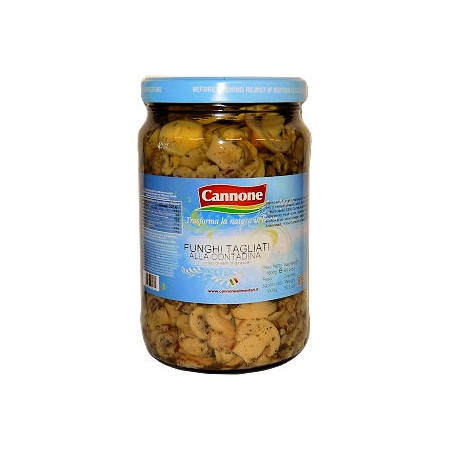 FUNGHETTI AFFETTATI IN OLIO VEGET.KG1,7